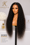 28 Inch Burmese Curly Wig – 100% Human Hair